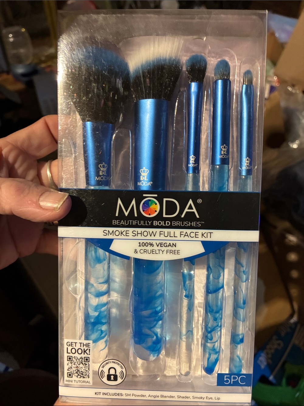 Makeup brushes set